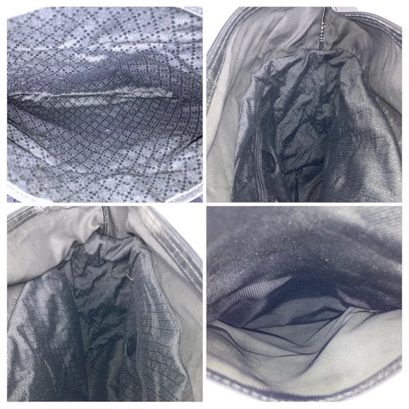 Gucci Bag Handbag tote Black Nylon Bamboo Authentic GUC - Picture 8 of 10